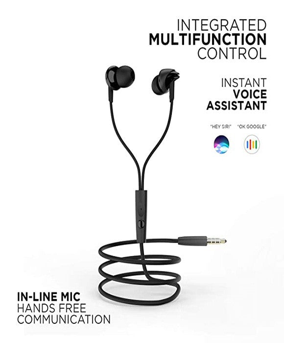 boAt BassHeads 100 In-Ear Wired Earphone with Mic
