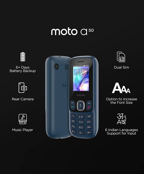 Motorola A50 Dual Sim Mobile Phone