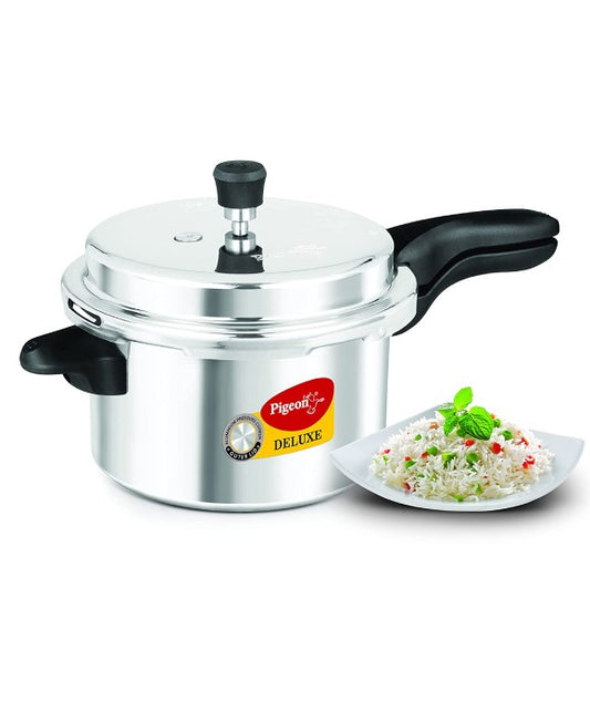 Pigeon Aluminium Pressure Cooker 5 Liter Deluxe