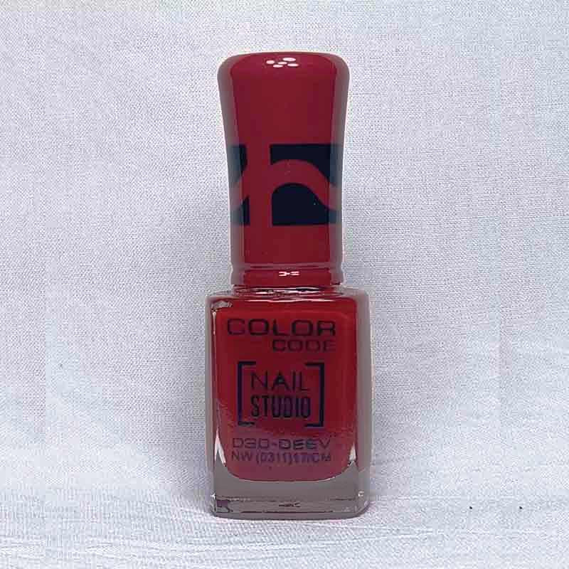 Color Code Delight Nail Studio Nail Polish | Long-Lasting, Glossy Finish, Chip-Resistant | 10ml Nail Paint for All Skin Tones