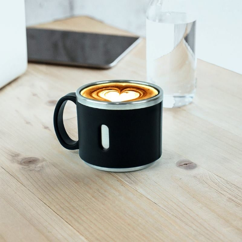 Apex Premium Stainless Steel Desk Mug Set - Set of 6, 150ml Each, Durable & Elegant for Tea/Coffee