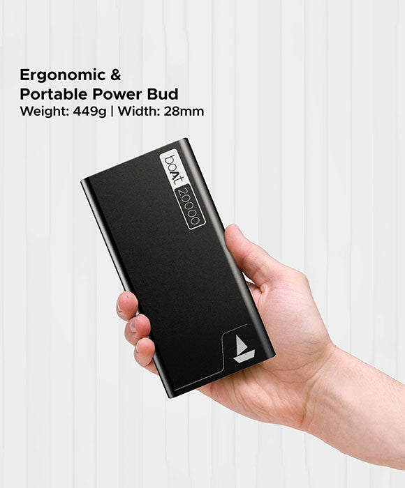 boAt Energyshroom PB400 20000mAh Battery Capacity Powerbank with Smart IC Protection