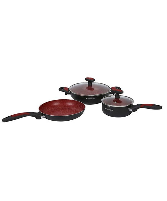 Wonderchef Burlington Nonstick 5 Pieces Cookware Set